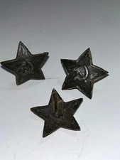 ww2 Soviet Russian large Cap star, gray/ green original 