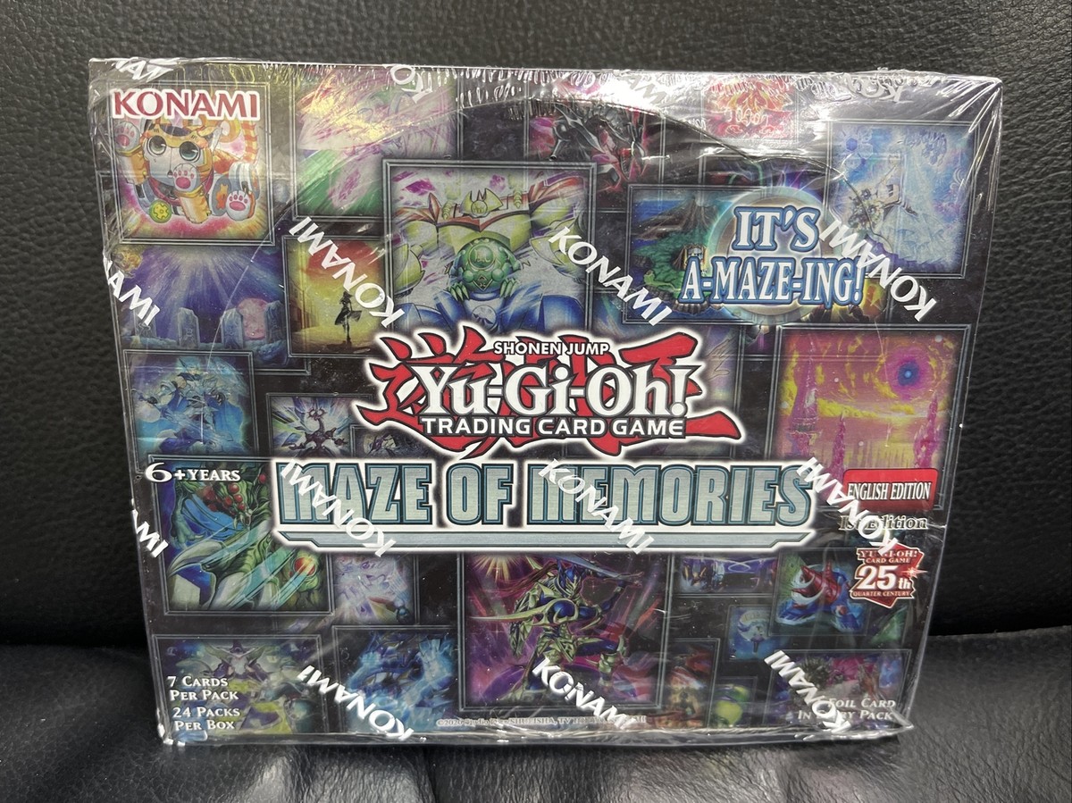 maze of memories booster box Yu-Gi-Oh! Pack TCG - Sugo Toys Combine Kazejin Konami Yu-Gi-Oh! TCG Maze Of