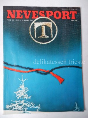 SCI NEVESPORT 1977 rivista nr 11 VALANGA AZZURRA ski vintage 