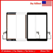Touch Screen Glass Digitizer Home Button For iPad Air A1474 A1475 A1476 9.7