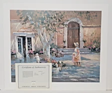 Lou Gordon "THE PERFUMERY"   Edition of 1250 27" x 22" 1994 NEW Mint