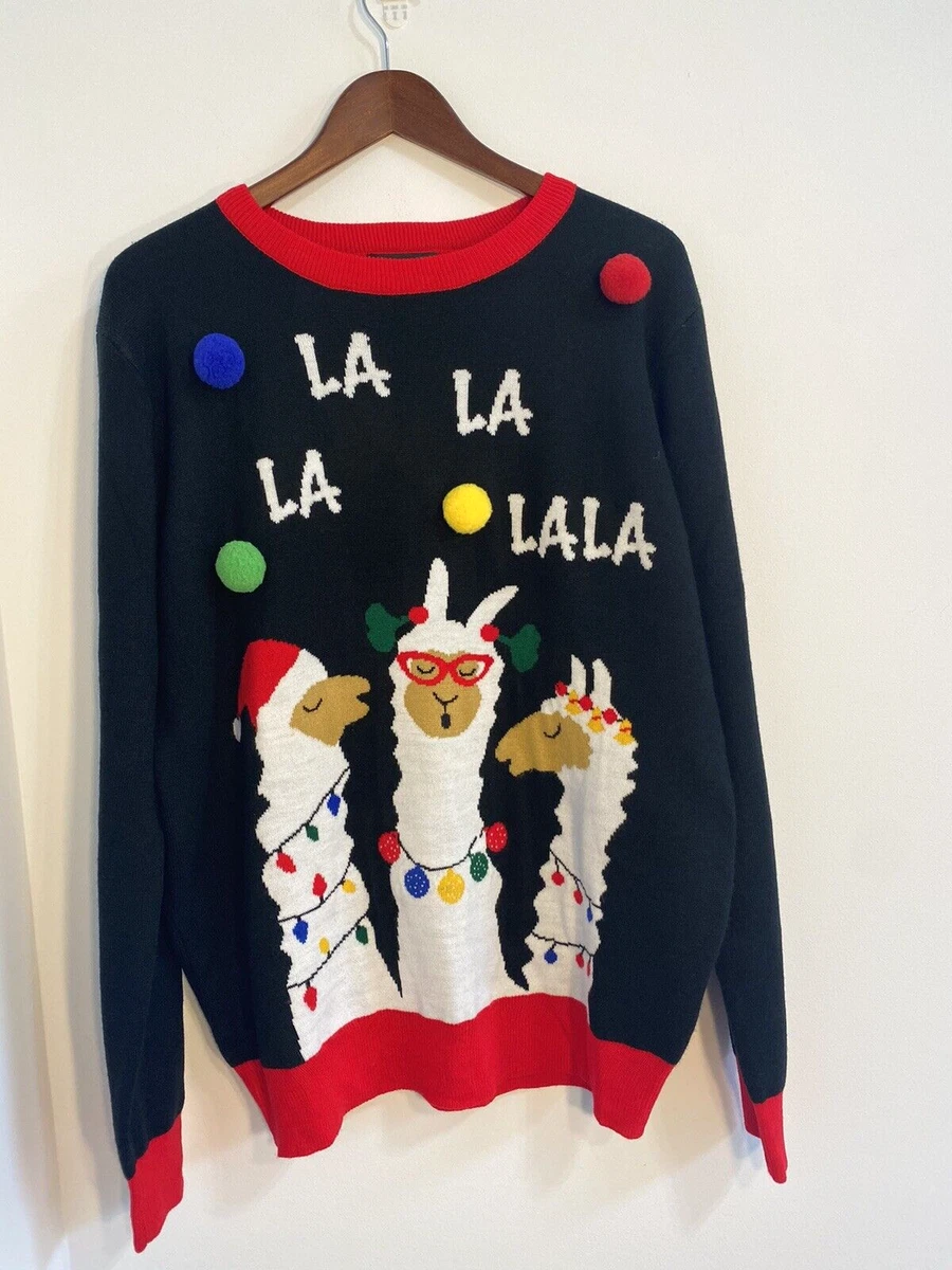Llama christmas store sweater target