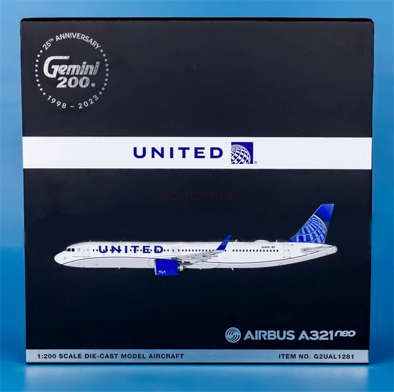 Gemini Jets 1/200 Airbus A321neo ユナイテッド 300th Model Unboxing! | 1/200 Scale Gemini 200 United
