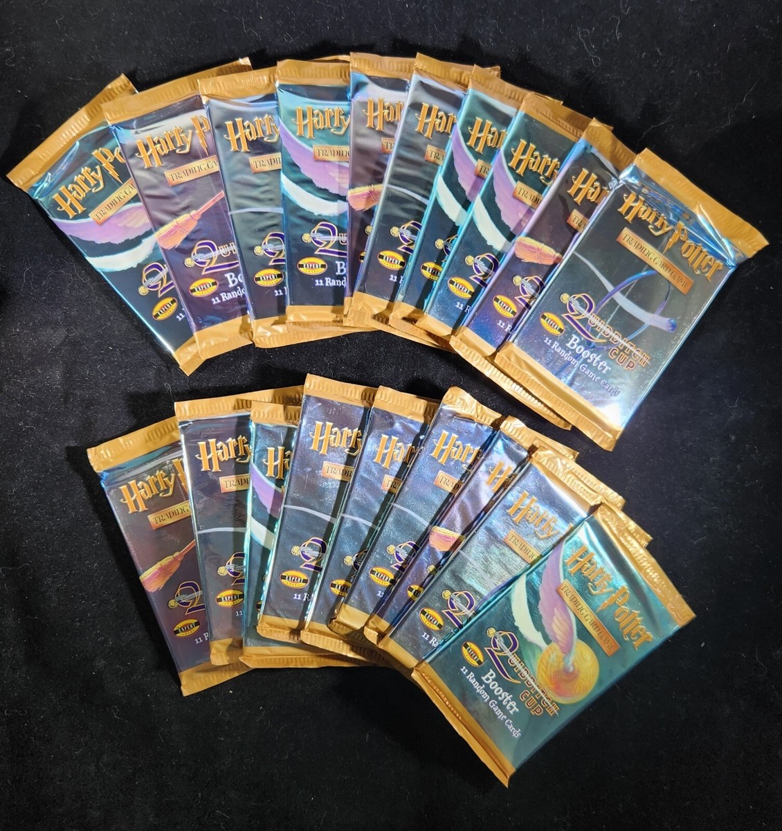 Harry Potter Quidditch Cup TCG - 19 Sealed Booster Packs in