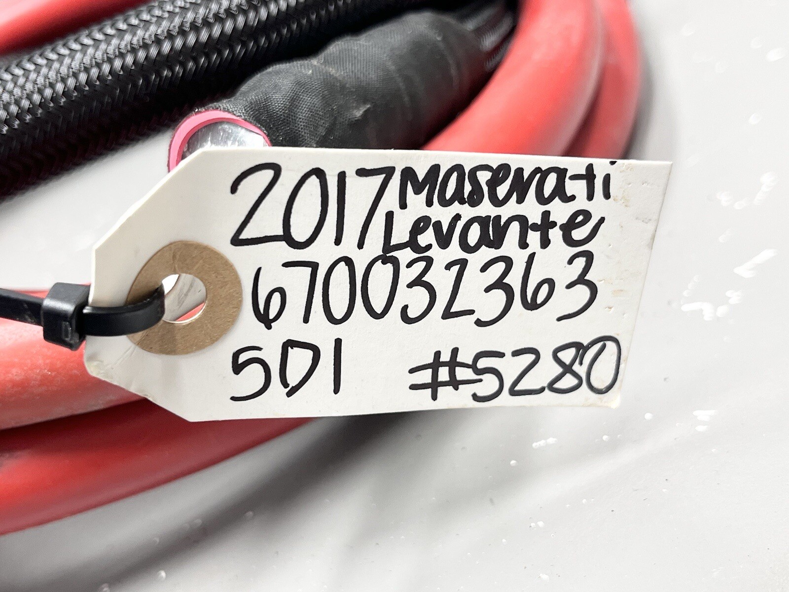 ⭐️2017-2020 MASERATI LEVANTE BATTERY POSITIVE CABLE WIRE WIRING HARNESS OEM