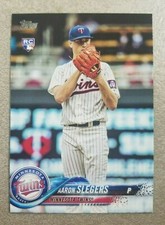 2018 Topps #277 Aaron Slegers RC Rookie Card