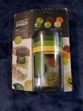 Joseph Joseph Kitchen 3-in-1 Spiro Hand Held Spiralizer  Green #20105 NIB