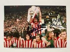 RARE Bobby Kerr Mick Horswill Sunderland 1973 Signed Photo + COA AUTOGRAPH