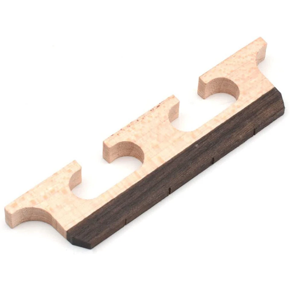 4-string Banjo Bridge Replacement Ebony and Maple - Image 2 of 3