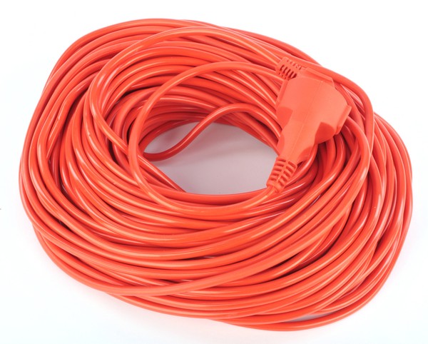 VerläNgerungskabel Stromkabel 10M Garten Kabel VerläNgerung IP44 Orange-image