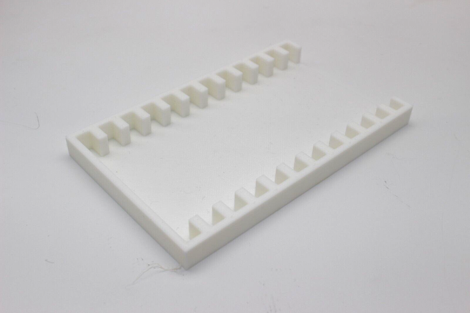 White Virtual Boy Holder for Video Game Cartridge Display Stand Rack Organizer