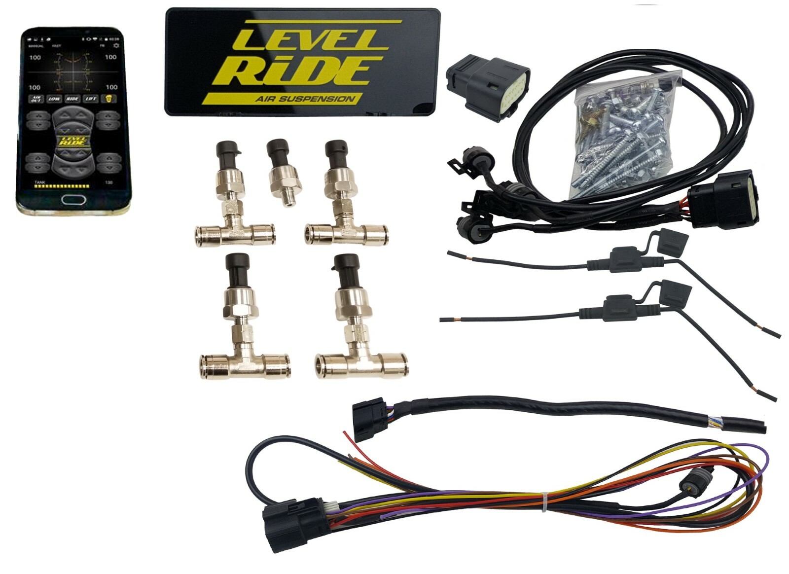 Level Ride Bluetooth Air Ride Suspension 4corner Controller 3 Preset