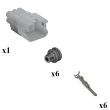 HM Sealed Female 6 Way Type A Connector Kit