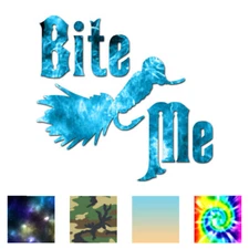 Bite Me Fishing Lure - Vinyl Decal Sticker - Multiple Patterns & Sizes - ebn114