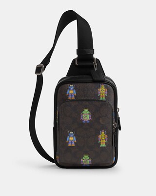 NWT Cosmic Coach CW317 Racer Sling Pack in Signature Canvas  display picture 1