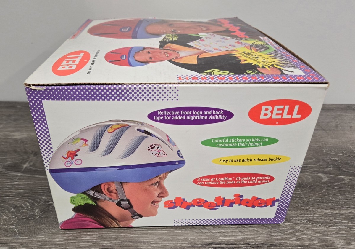 Vintage Bell Streetrider Bike Helmet M/L With Original Stickers Kids 90's Retro | eBay Vintage Bell Streetrider Bike Helmet M/L With Original Stickers Kids 90's Retro | eBay
