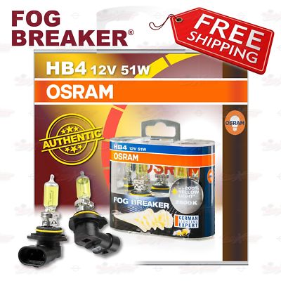 HB4 OSRAM FOG BREAKER Scheinwerfer Lampe 2600K Gelb NEBEL LICHT Duo Box 9006FBR