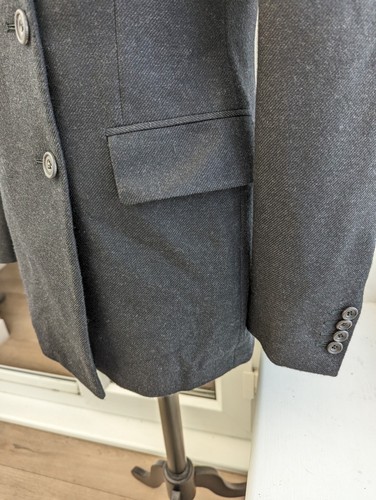 Christopher Kane Double Breasted Grey Woman's Blazer Wool & Mohair Size UK10 - Picture 8 of 17