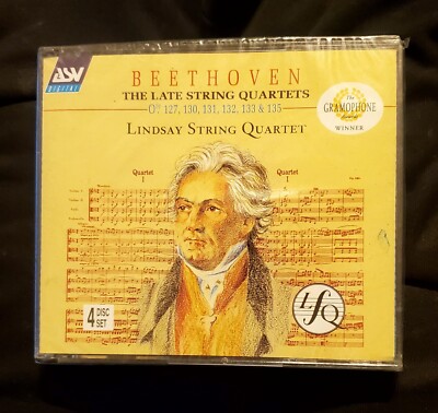 LINDSAY STRING QUARTET - Beethoven: The Late String Quartets U.K 4 CD set - new