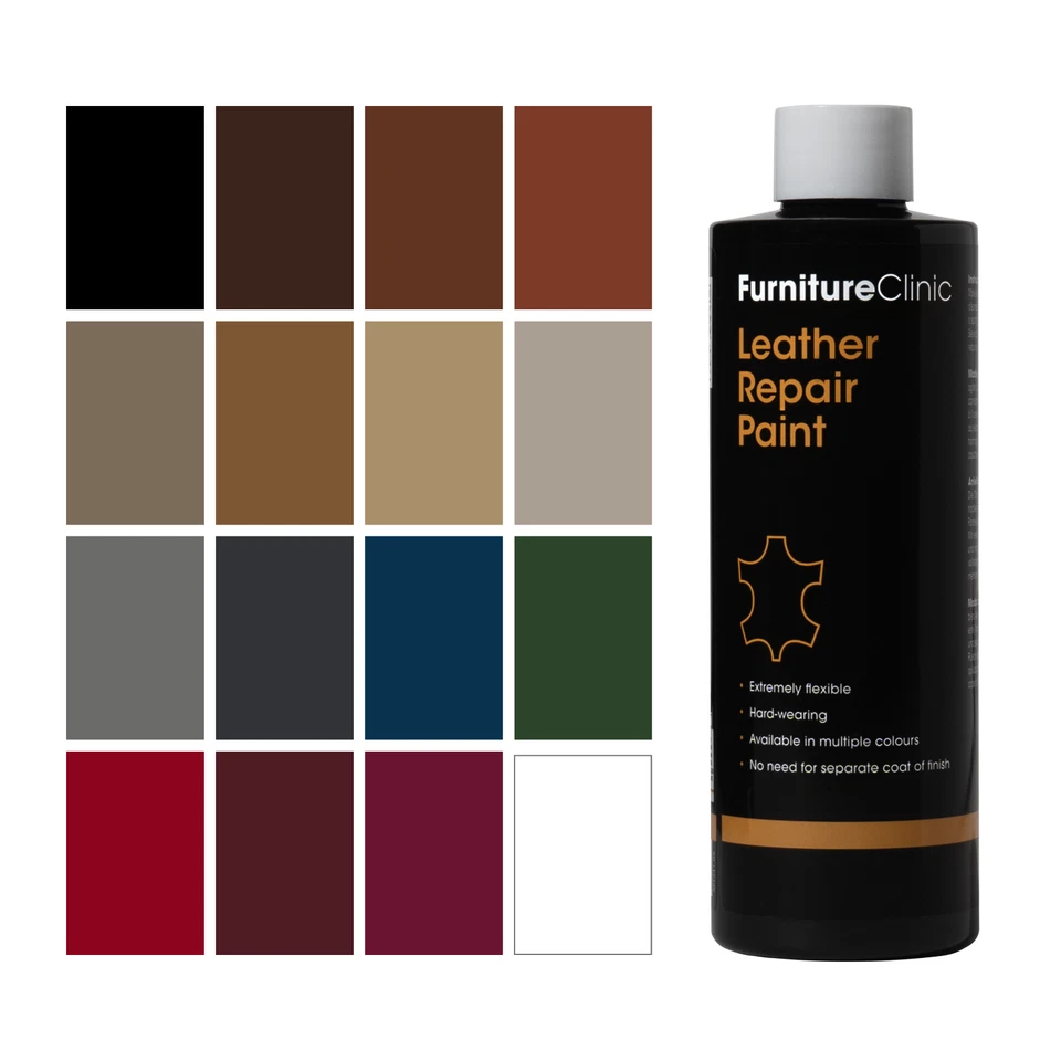 Leather Repair Paint Dye ALL IN ONE for Restoring Colour to Leather - Image 1 of 4