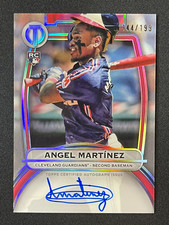 ANGEL MARTINEZ /199 ROOKIE ON CARD AUTO AUTOGRAPH 2025 TOPPS TRIBUTE RC #TA-AM