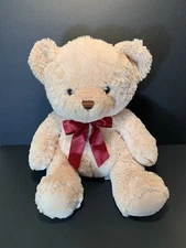 JUMBO Hugfun Teddy Bear Super Soft Stuffed Plush Animal 17” Blonde Tan Floppy