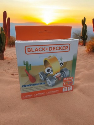 Black+Decker Constructor Off Road Engineering Set-Skills Development,18 PC NEW