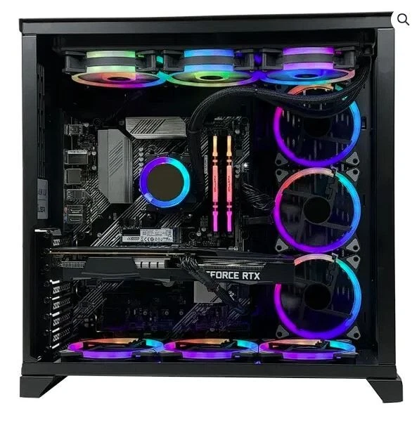 Custom Gaming PC i9-13900K 32GB DDR5 4TB + 10TB RTX 4070 Ti 12GB WiFi BT W11H - Image 2 of 2