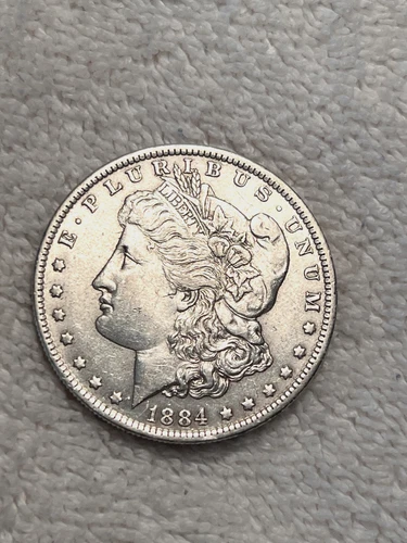 1884 O Morgan Dollar XF -- 90% Silver --Very nice coin.