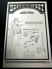 Marx Johnny Best of the West BOTW "Jane West" EQUIPMENT MANUAL Copy P-1628R