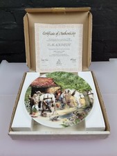 Royal Doulton Bone China Plate The Blacksmith Boxed Coa