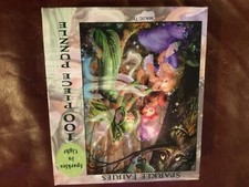 Sparkle Fairies Magic Tree 100 Piece Jigsaw Puzzle NEW 12 X 9 Sparkles in light