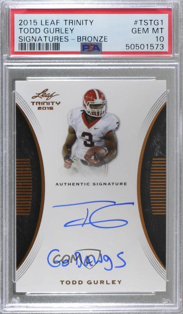 Todd Gurley Leaf Trinity Signatures #TSTG1 Bronze