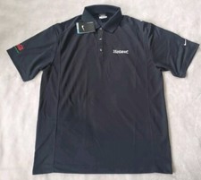 Nike Golf Polo NWT Black Embroidered Company Logo READ