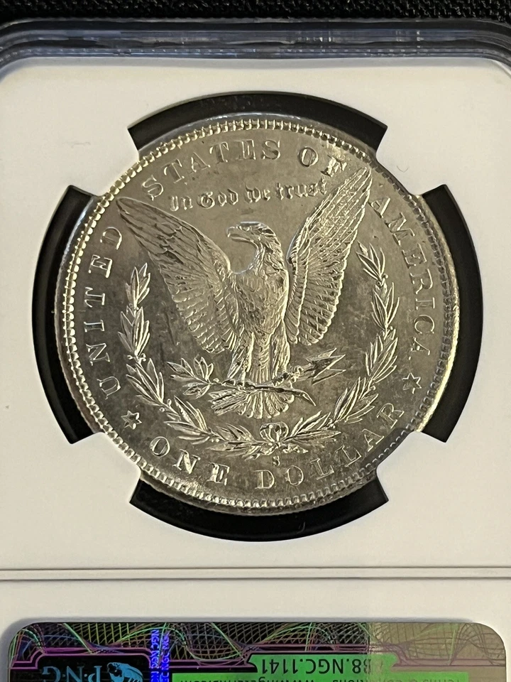 1880-S MS63 PL NGC MORGAN SILVER DOLLAR NICE AND FLASHY’ 3687390-049 - Image 2 of 4