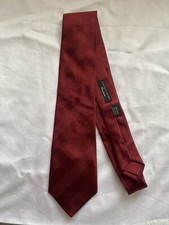 Cravate Francesco Smalto Homme - Soie Marron à Carreaux Violets - Largeur 9 Cm - Neuve Sans étiquette