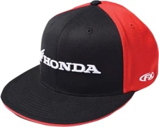 Factory Effex Horizontal Honda Hat Lg/XL Black/Red 15-88342