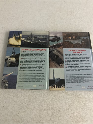 Weapons of War DVD #18 Desert Storm Air War And #44 Surface Combatants New - Picture 4 of 8