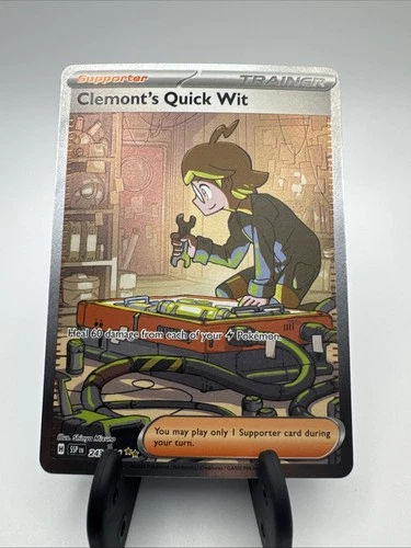 Clemont's Quick Wit 243/191 Sv08: Surging Sparks Holo