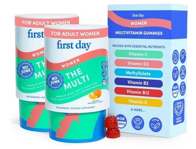 First Day Women Daily Supercharge Gummy Multi Vitamins 120 Exp 04/2026