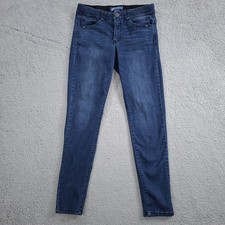 Democracy Jeans Womens Size 8 Blue Skinny Ab Technology Mid Rise