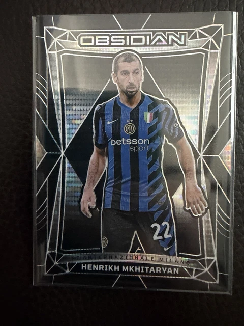 2024-25 Panini Obsidian White Pulsar Pack Henrikh Mkhitaryan 05/11 Inter Mailand