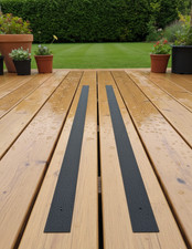 Anti Slip Decking Strips for Slippery Decking and Ramps + Free Screws 