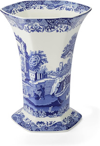 Spode Blue Italian Vase | eBay