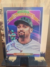 2020 Donruss Holo Purple Marcus Semien Diamond Kings #10 Oakland Athletics 