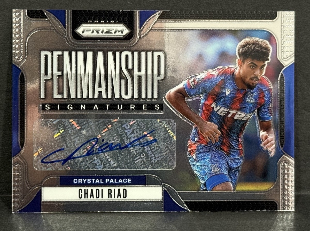 2024-25 Panini Prizm Premier League Crystal Palace Chadi Riad