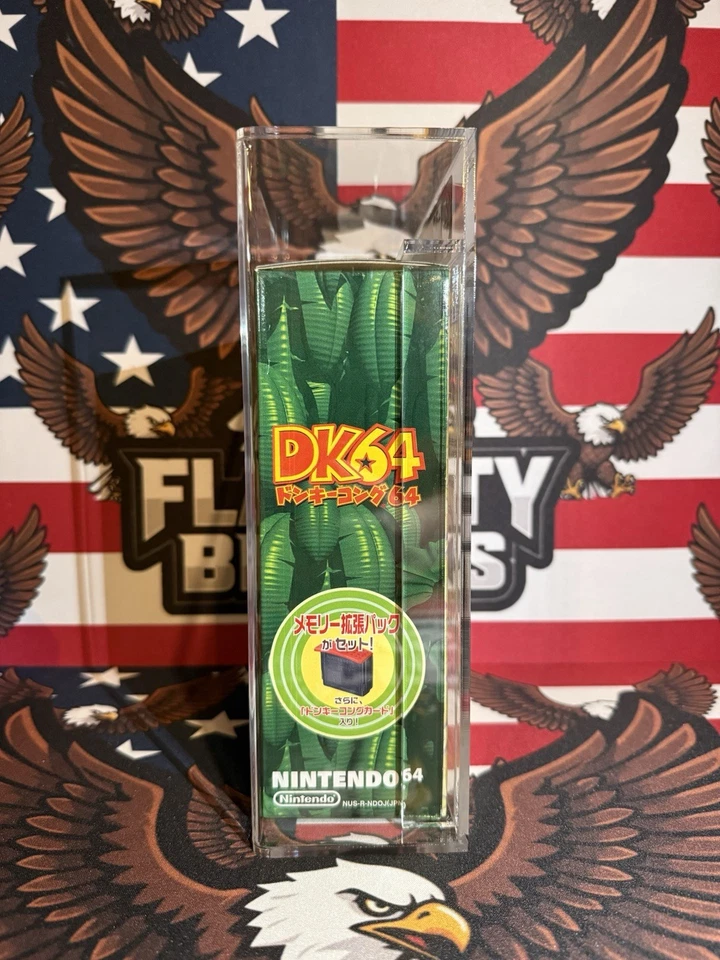 Brand New VGA 85 Graded DONKEY KONG NFR Nintendo N64 Japan Big Box 1999 Unopened - Image 2 of 4