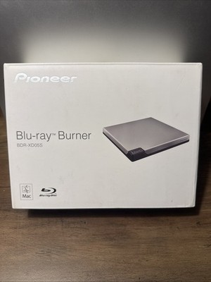 Pioneer BDR-XD05S Portable UBS 3.0 Blu-Ray BD/DVD/CD Writer Slim Drive Silver