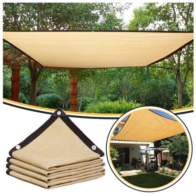 Sonnensegel Rechteckig Sonnenschutz UV-Schutz Garten Terrasse Pergola Balkon