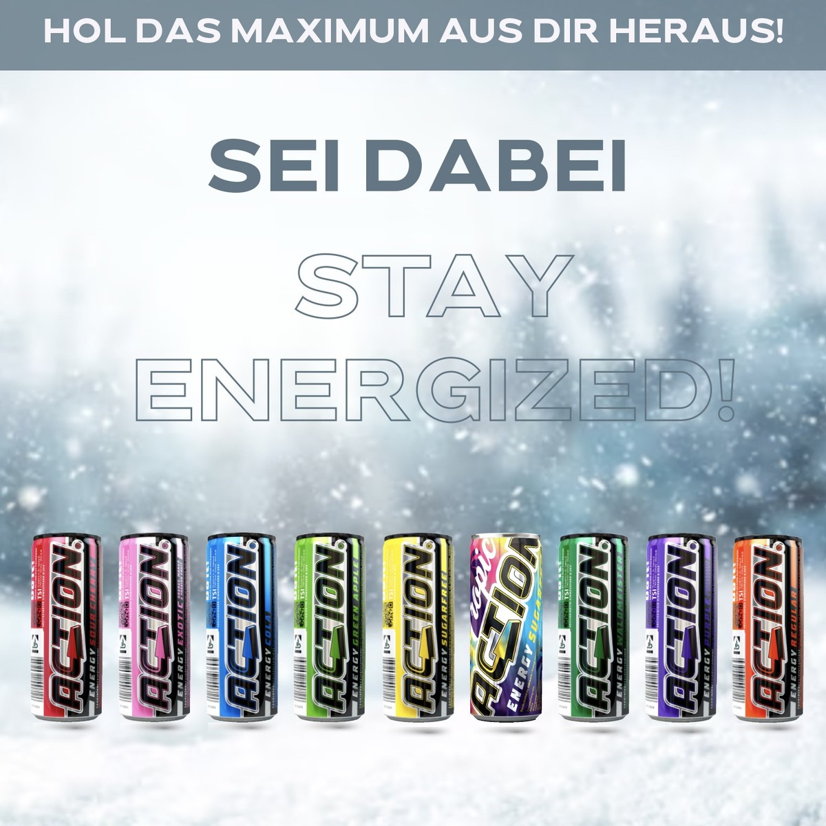 ACTION Energy Drink 250ml | Alle Geschmacksrichtungen | inkl. Pfand |  eBay.de